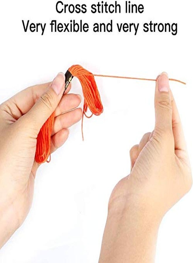 Jasol Embroidery Thread Cotton 100pices Embroidery doli Thread Set (Multicolor, Pack of 100 1.2g skeines Premium Shades - Image 2